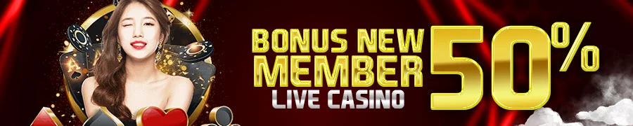 BONUS 50% LIVE CASINO